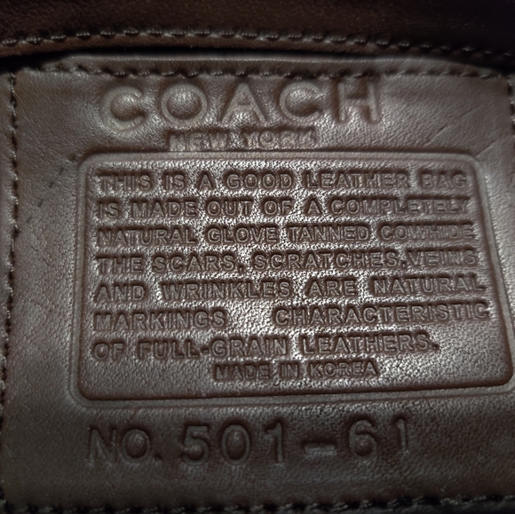 Coach Brown Leather Purse $70 Crossbody - Picture 5 of 5